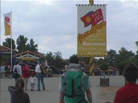 Eingang in den Erlebnispark